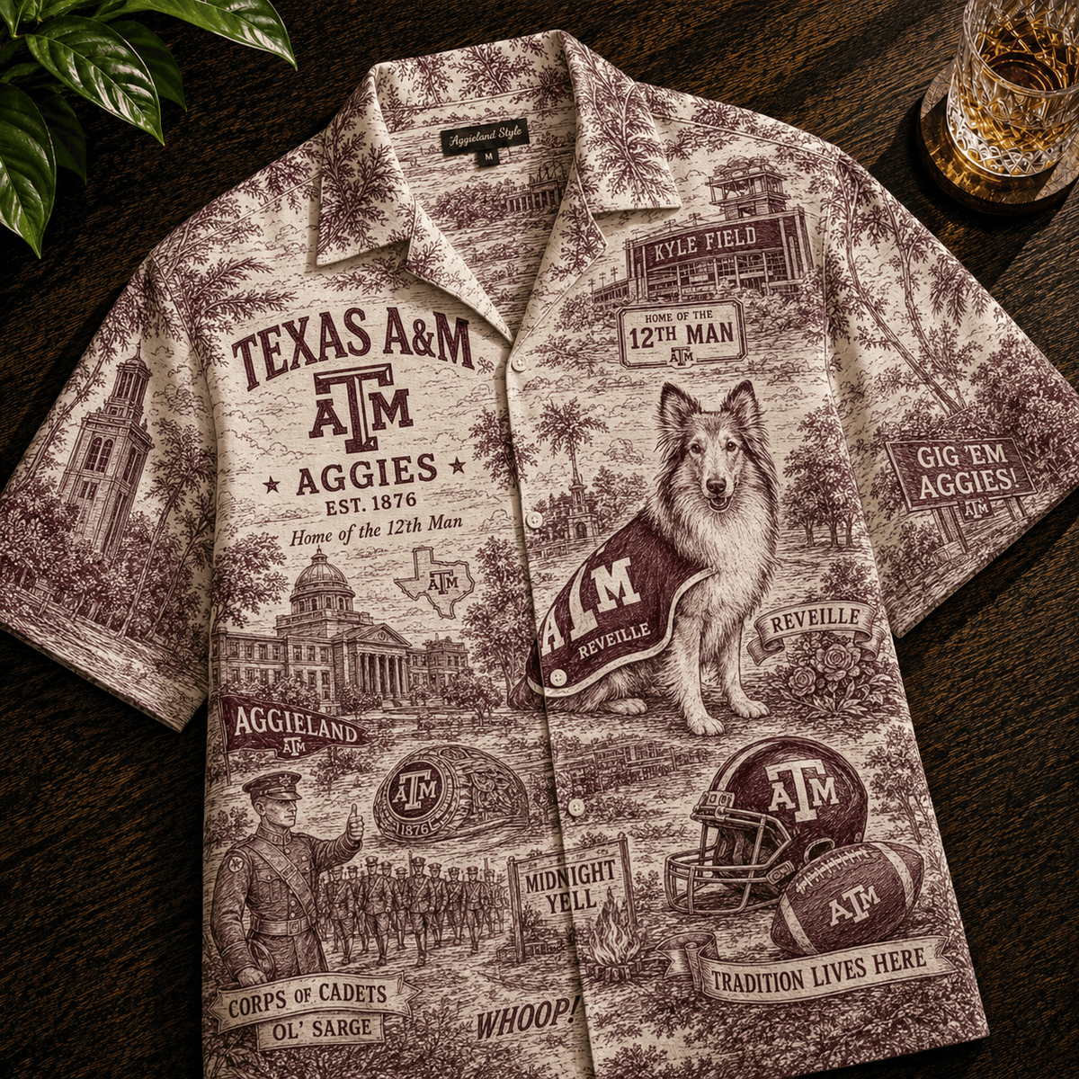 PREMIUM TAMA HAWAIIAN SHIRT HQH