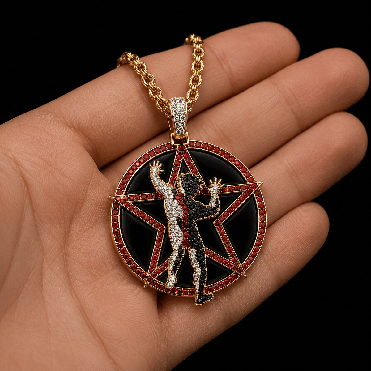 RSH Solid Gold Chain with Diamond Pendant TTTT