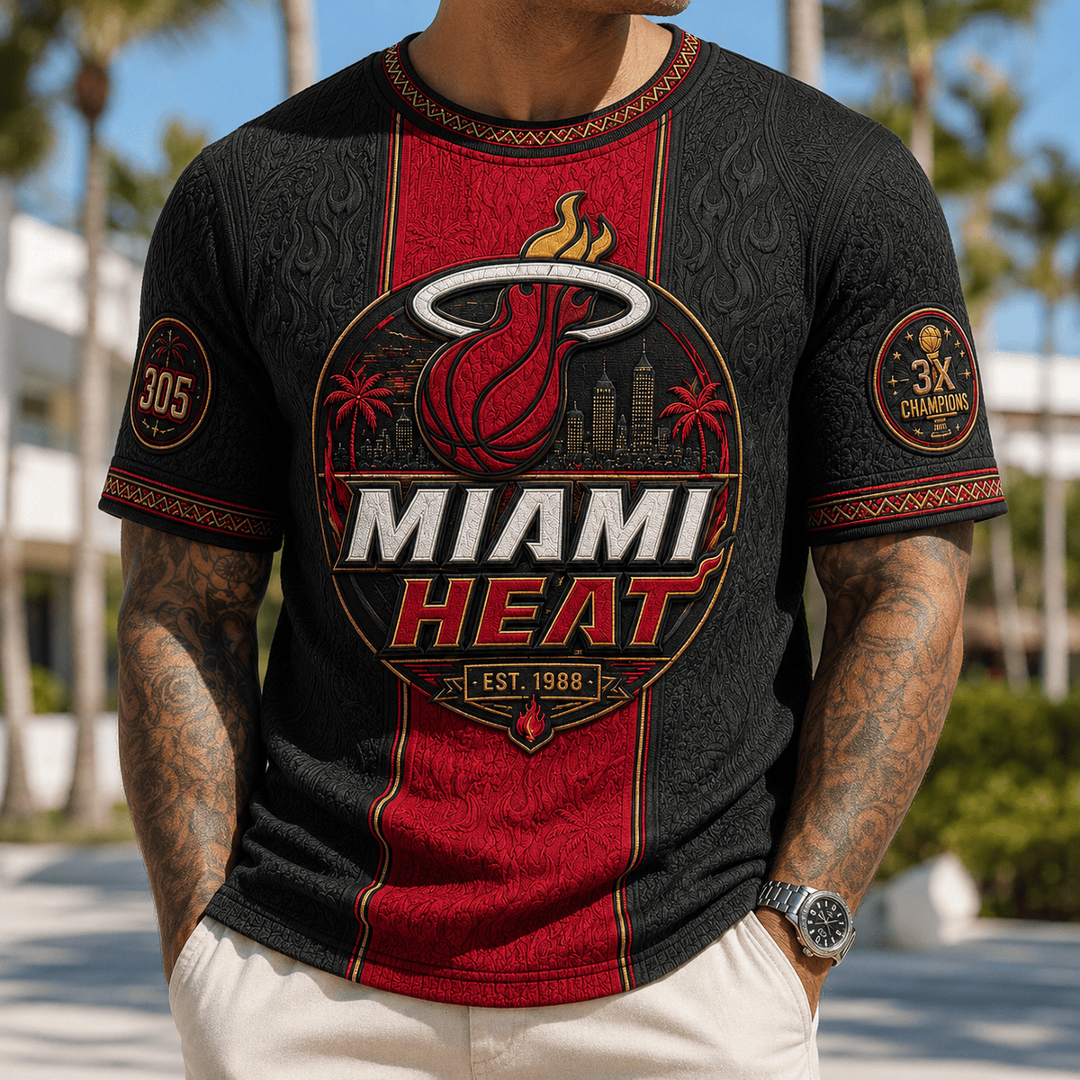 PREMIUM MMH 3D EMBOSS SHIRT TTNL