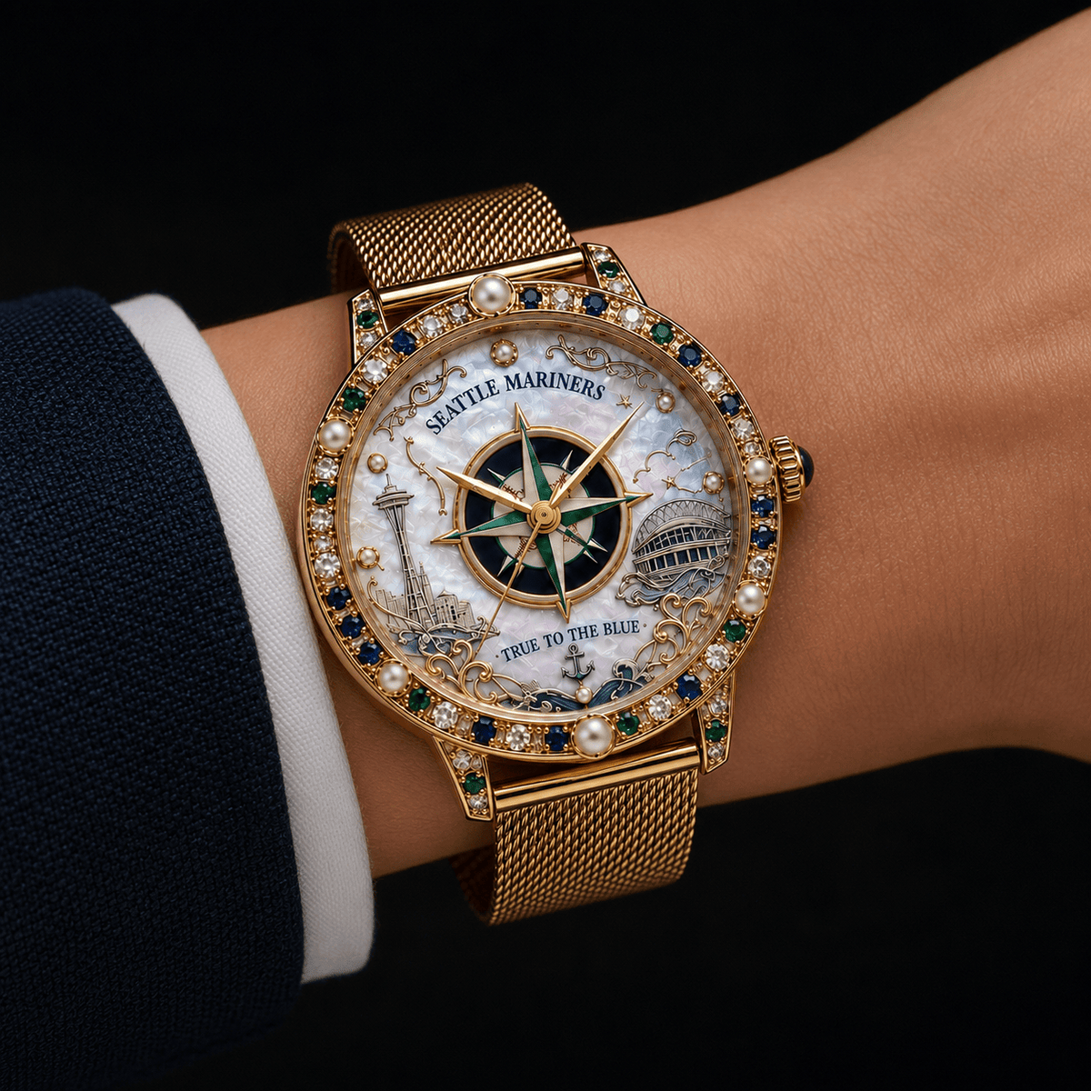STMR Premium Seattle Mariner Watch NTVA