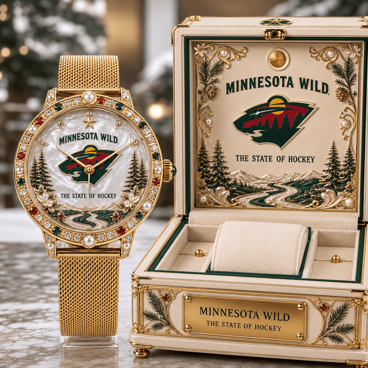MNW Premium Minnesota Wild Watch NTVA