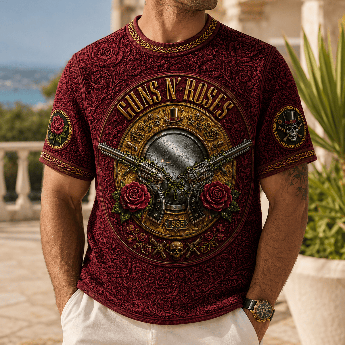 PREMIUM GNR 3D EMBOSS SHIRT TTNL