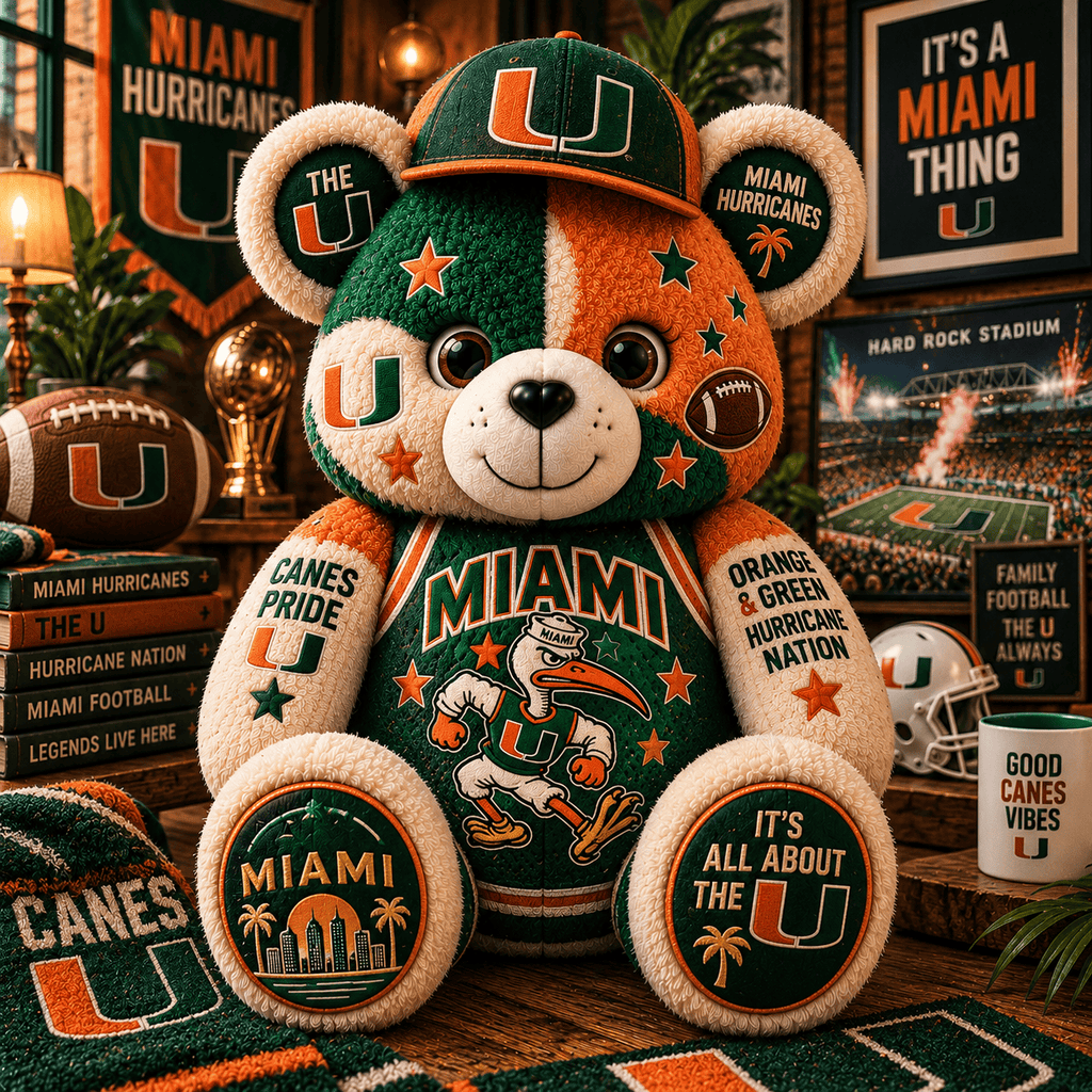 MHC Bear Custom Shaped Pillow