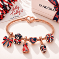 OMR Rose Gold Charm Bracelet Set TTTT