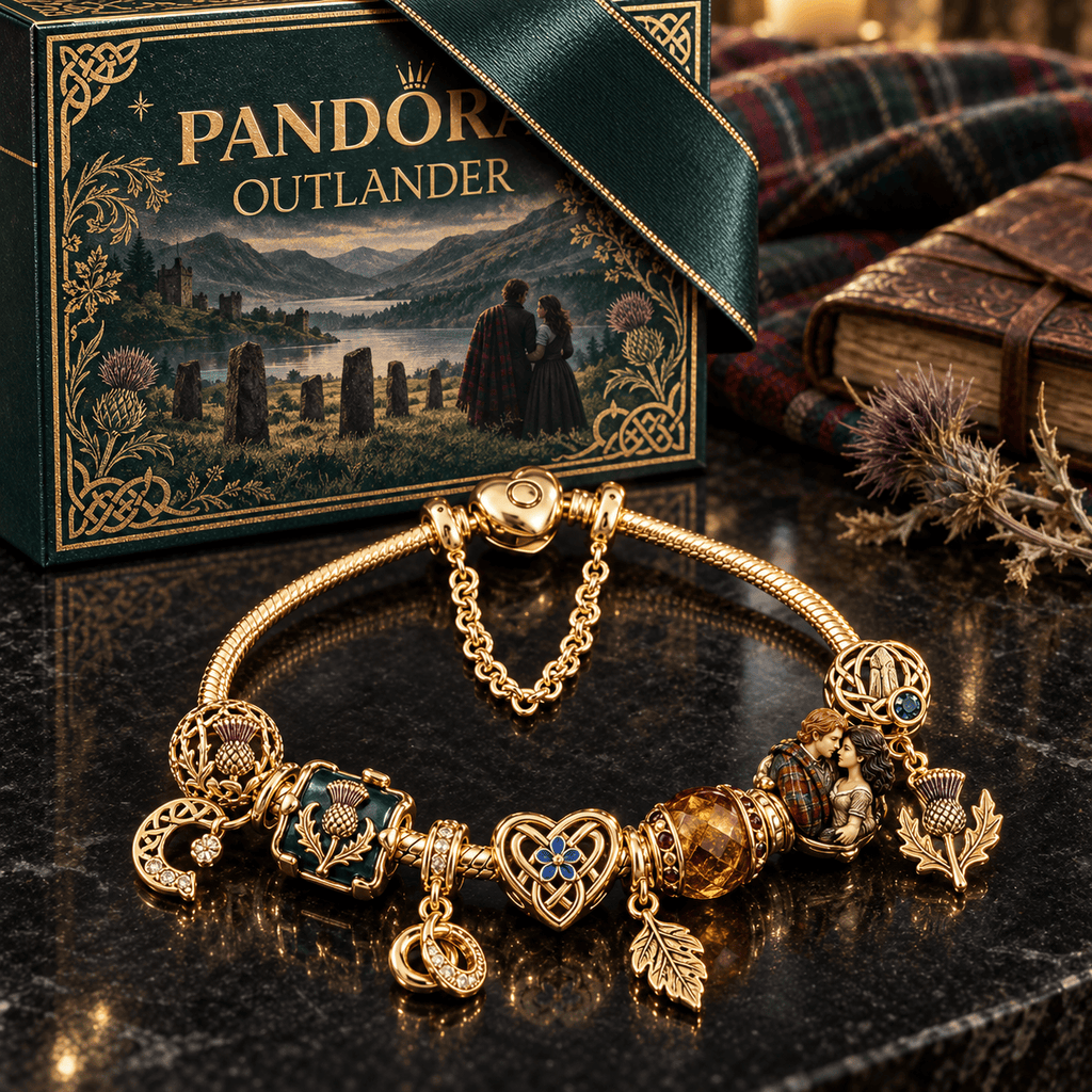 OLD Gold Charm Bracelet Set PTKL