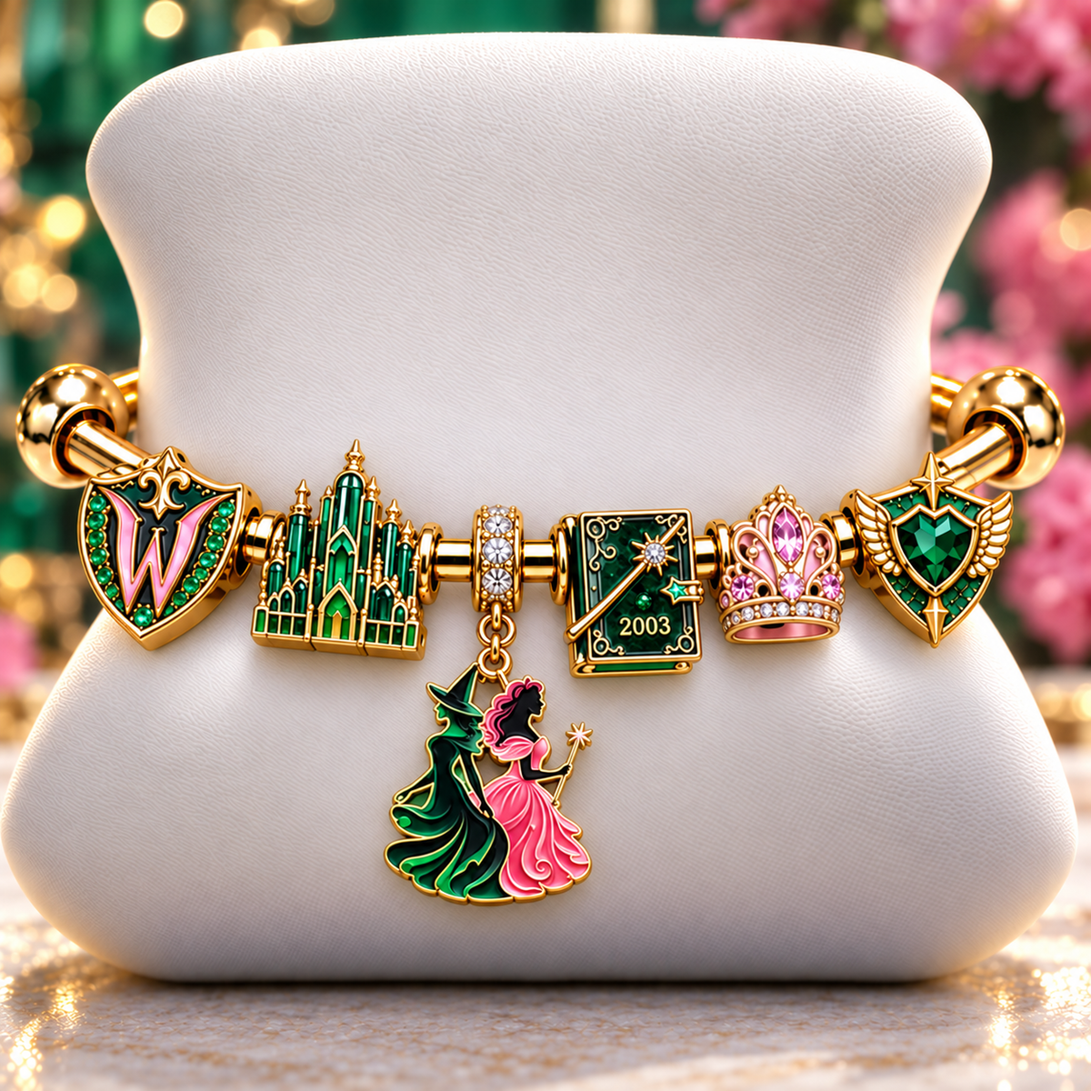 WCKD Silver Charm Bracelet Set NTVA