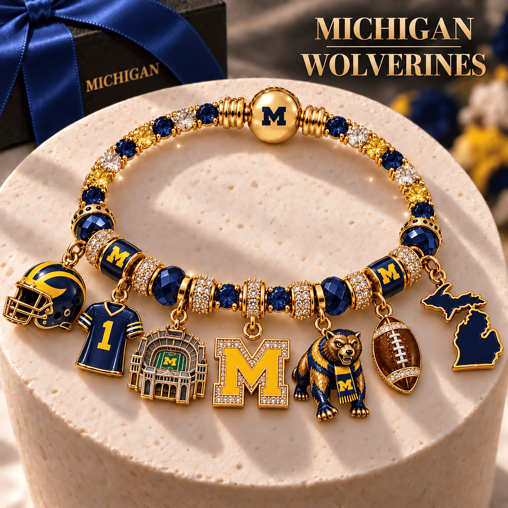 MWR Gold Charm Bracelet Set NHVH