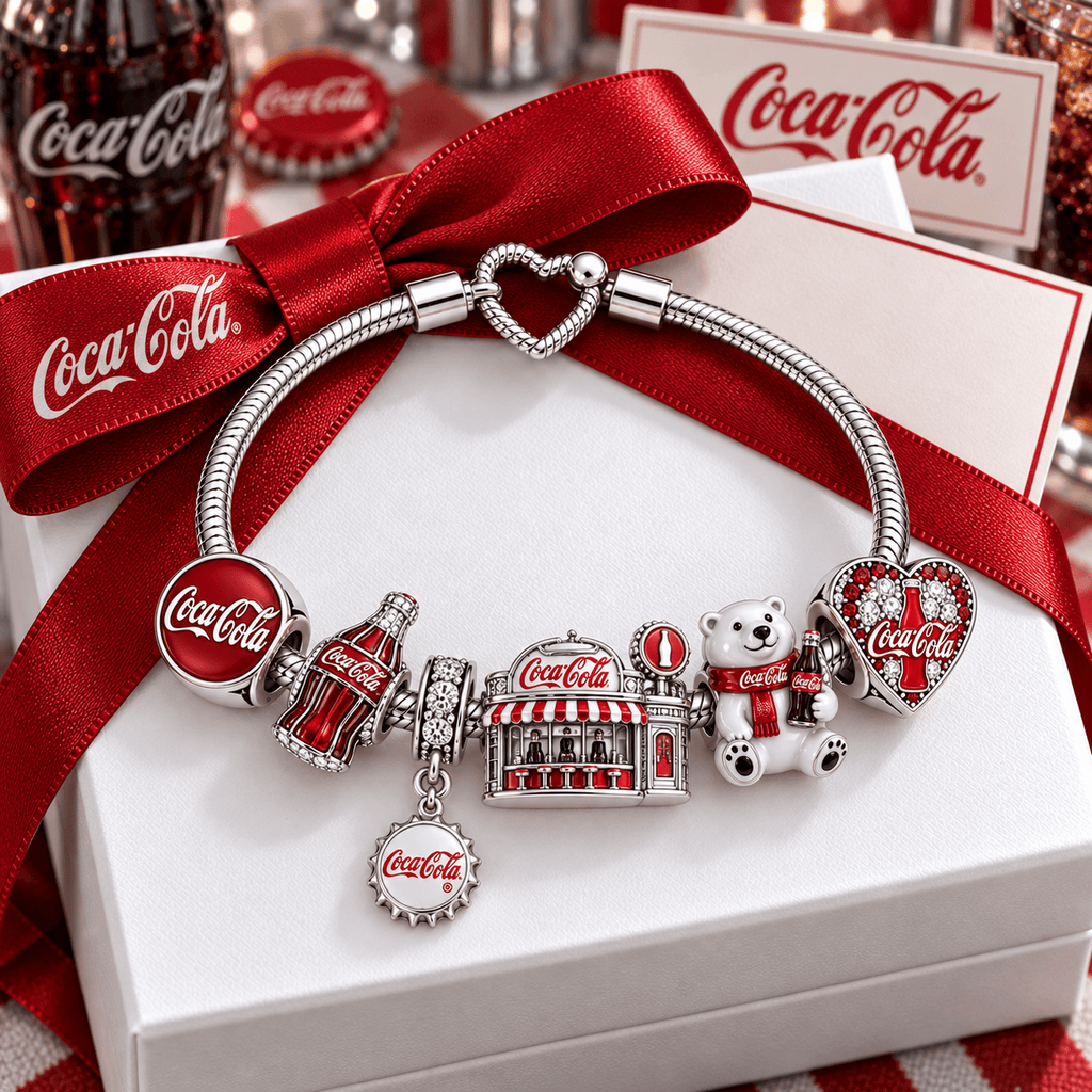 CCCL Silver Charm Bracelet Set VTH