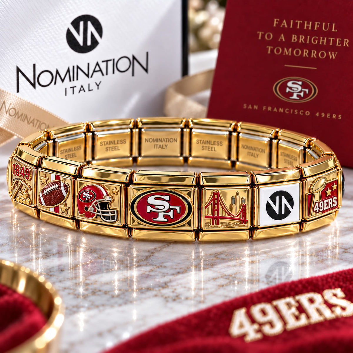 SF49 Italian Charm Bracelet PDL