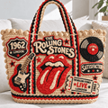 RLST Straw-Style Embellished Tote Bag NTKO