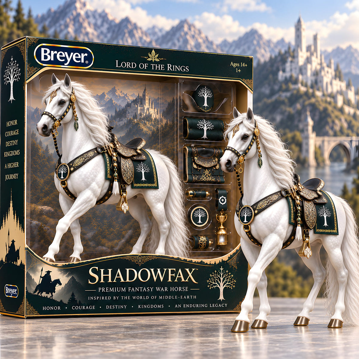 Premium LOTR Heritage Horse Collectible Set PDL