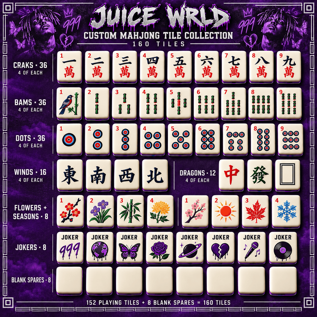 WRLD Premium Mahjong Set – Game Night Edition PNPA