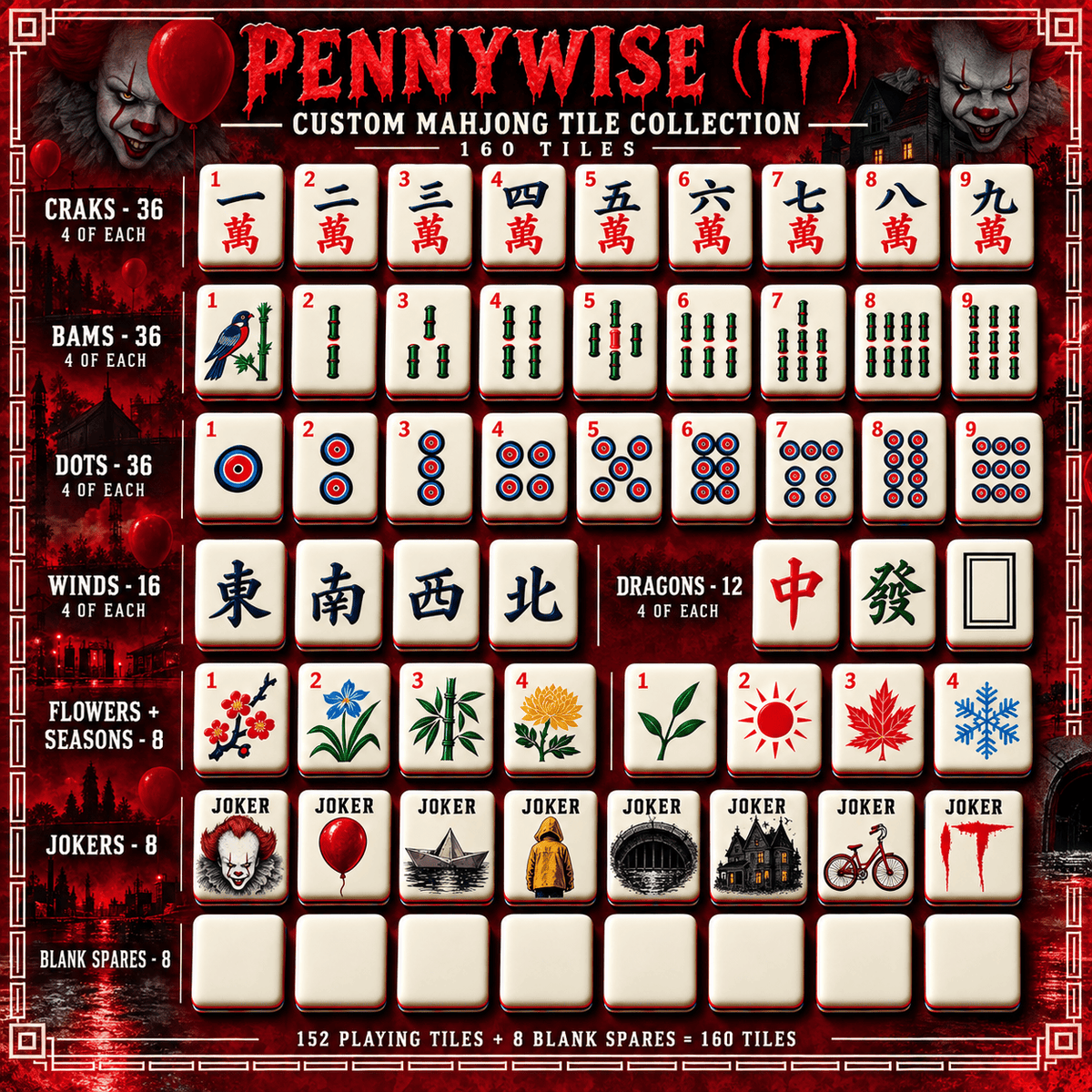 PNW Premium Mahjong Set – Game Night Edition PNPA