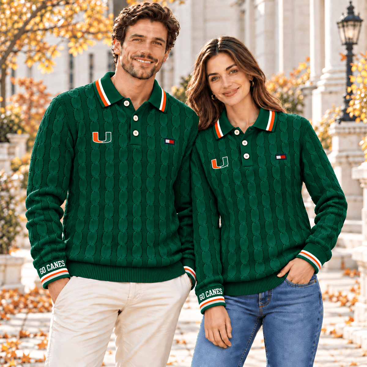 MHC Premium Cable-Knit Polo TTTT