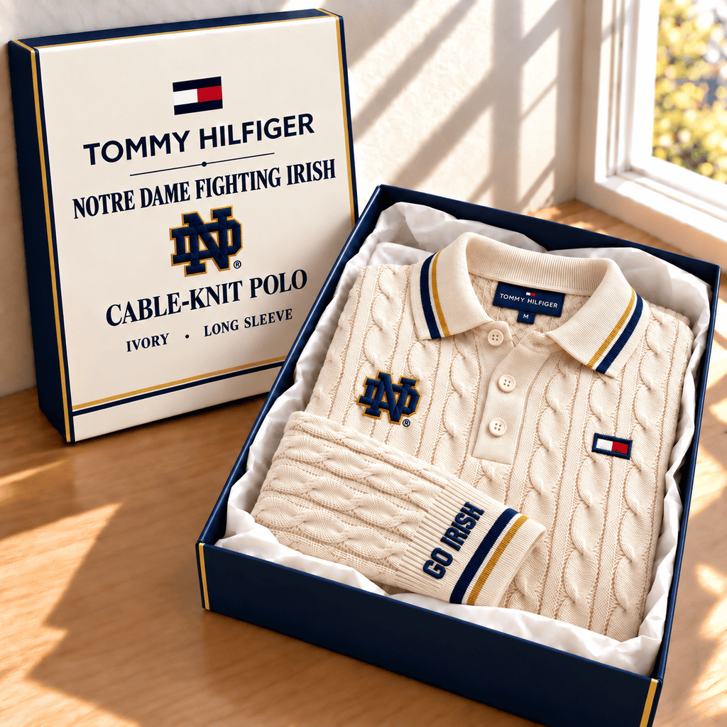 NDFI Premium Cable-Knit Polo TTTT