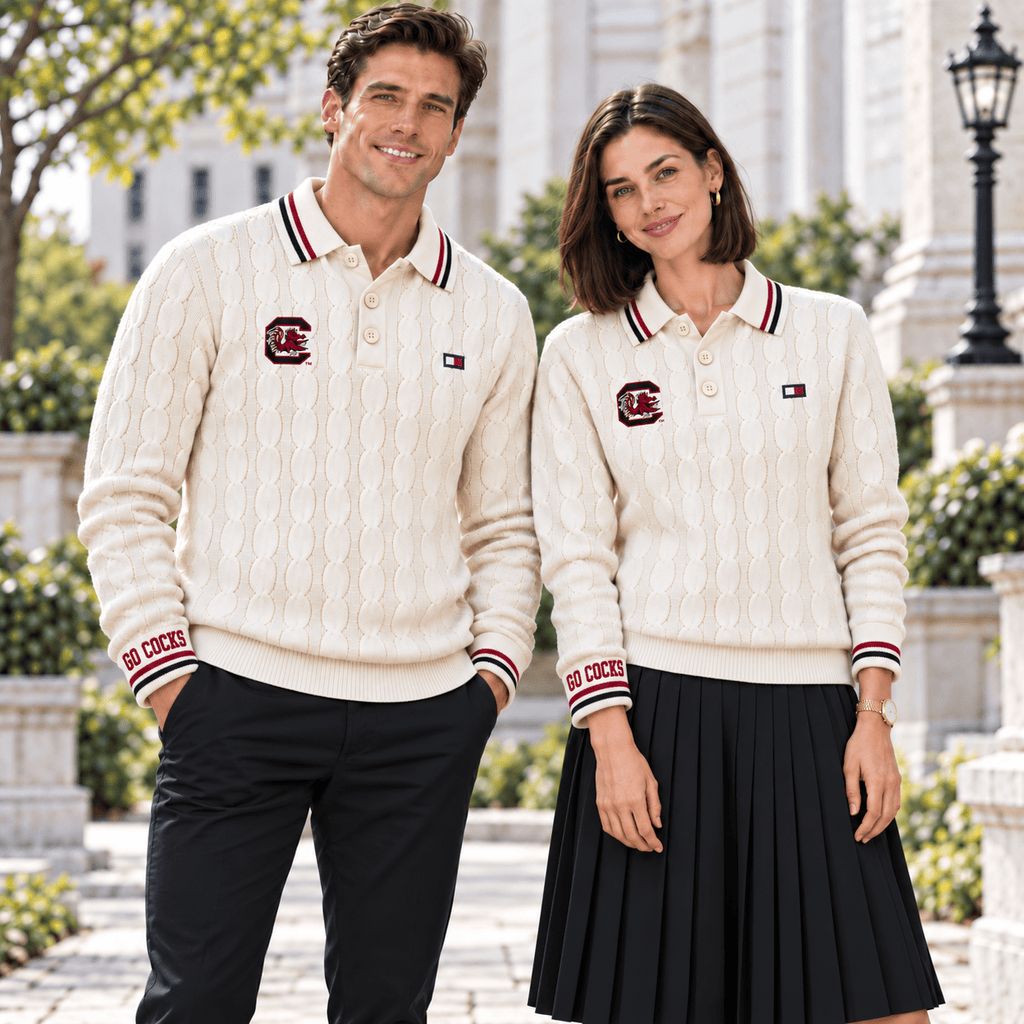 SCG Premium Cable-Knit Polo TTTT