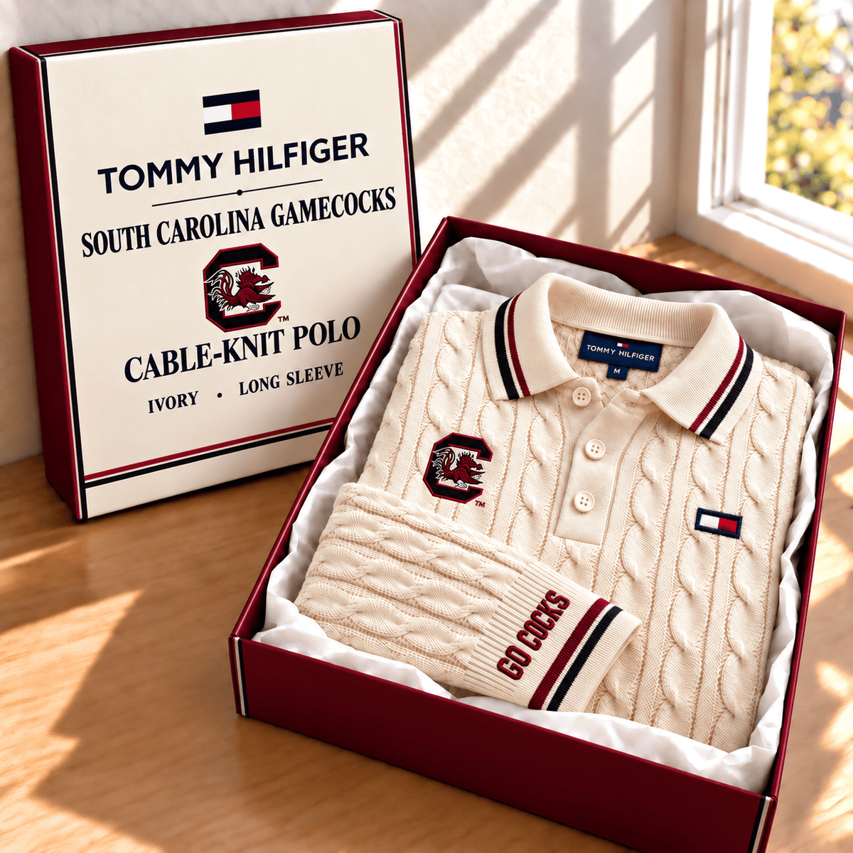 SCG Premium Cable-Knit Polo TTTT
