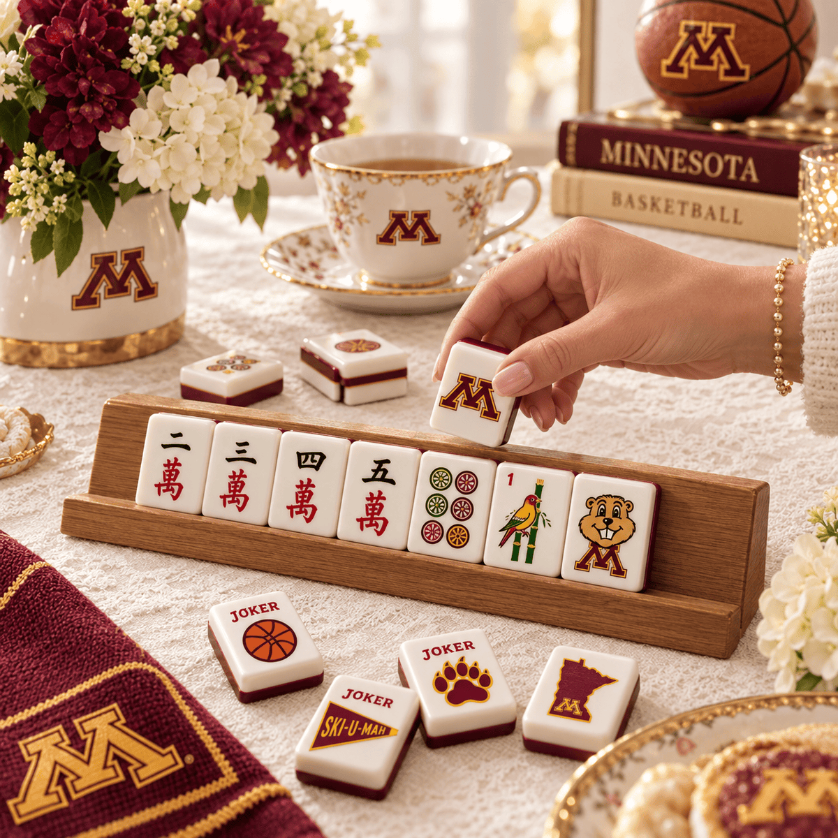 Premium MGG Mahjong Tiles Set TNSM