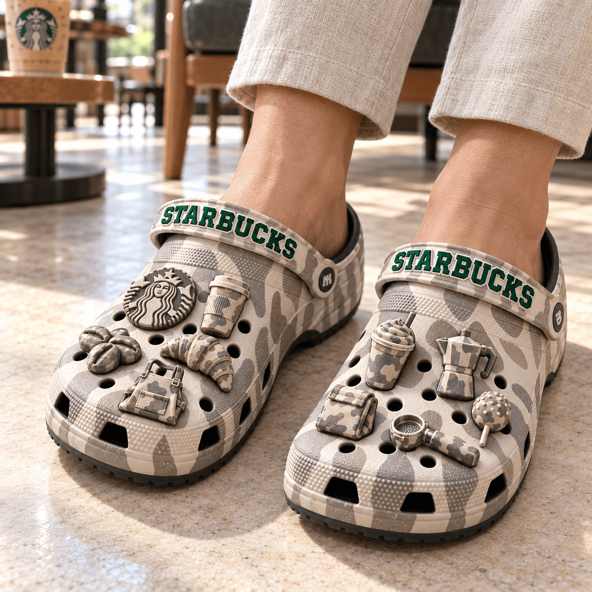 STBK Premium Deer Camo Charm Clog PTKL