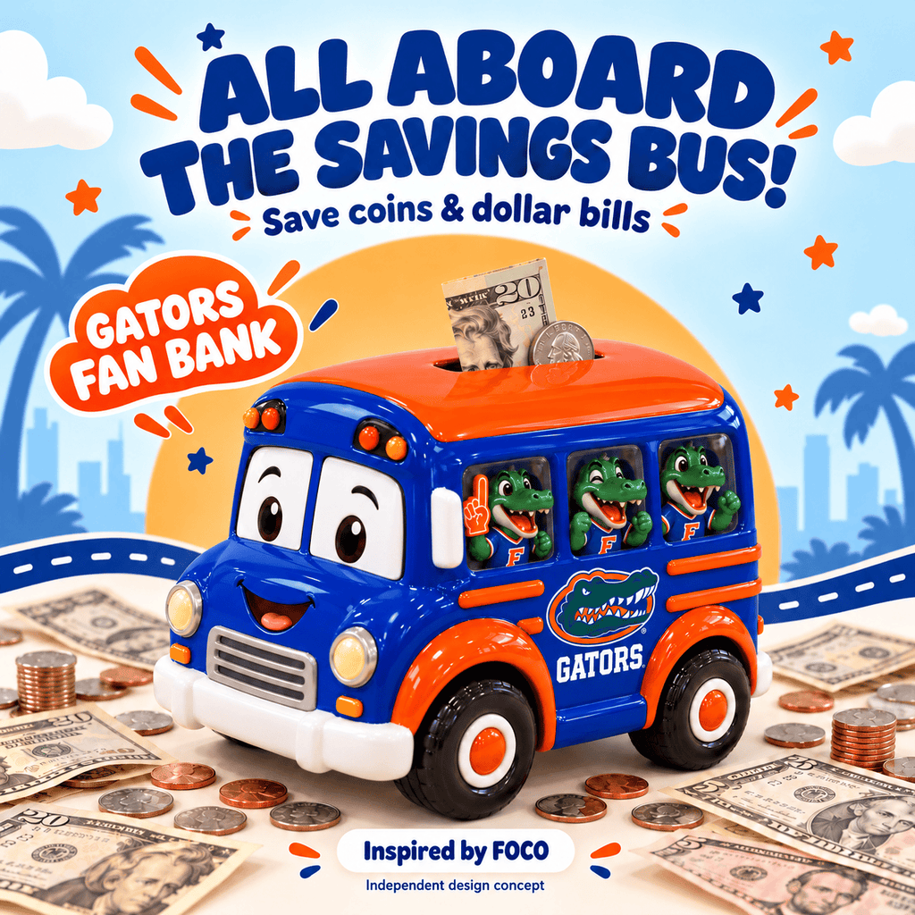 FGT School Bus Piggy Bank DNBN