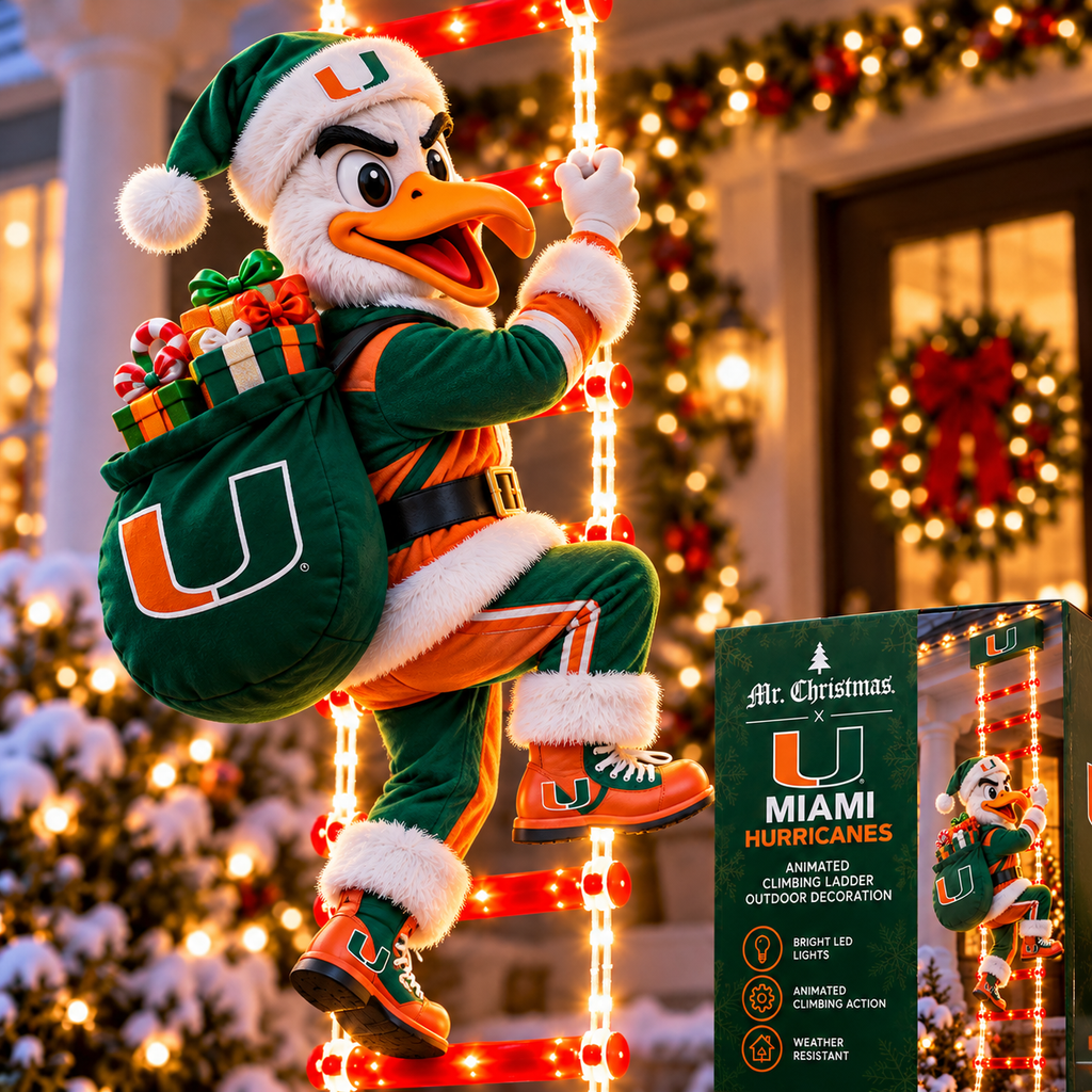 MHC Animated Climbing Ladder Christmas Decoration BMD