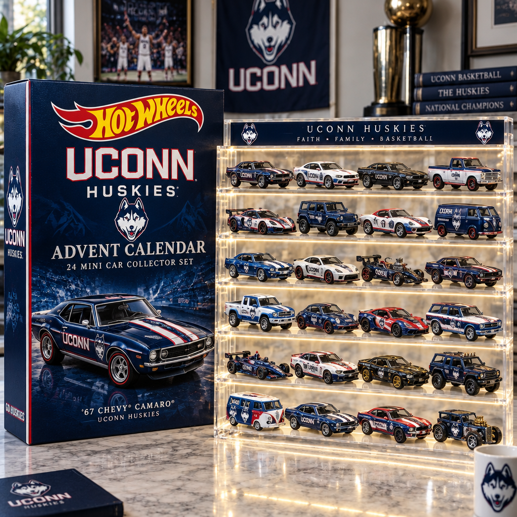 UCONN Huskies Premium Mini Car Advent Calendar